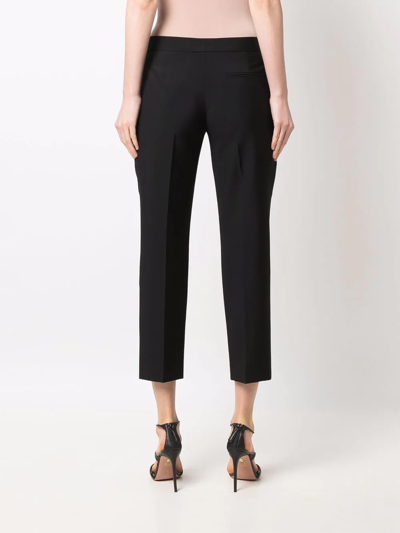 Alexander Mcqueen Alexander Mc Queen Cigarette Trousers In Black