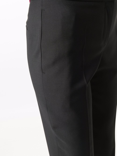 Alexander Mcqueen Alexander Mc Queen Cigarette Trousers In Black