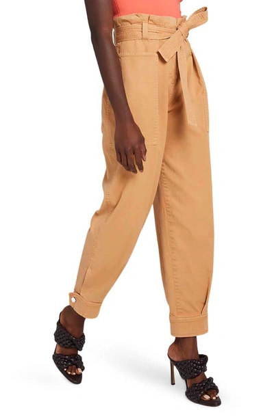 Shop A.l.c Cobolt Belted Paperbag Twill Pants In Canyon