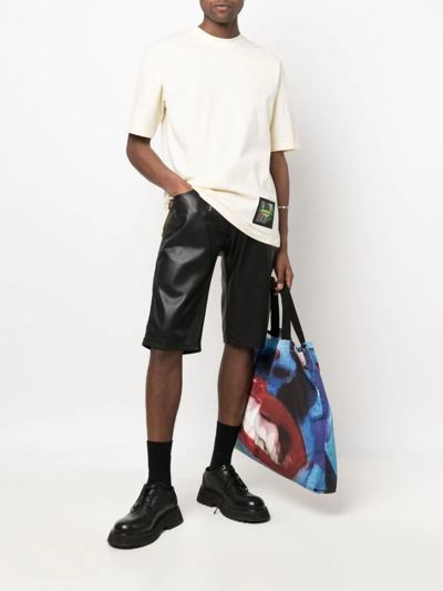 Ambush Wksp Patch T-shirt White Asparagus Multi In Neutrals