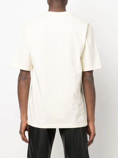 Ambush Wksp Patch T-shirt White Asparagus Multi In Neutrals