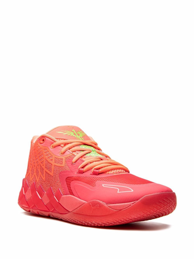 Puma X Rick And Morty Mb.01 Lamelo Ball Sneakers In Rot