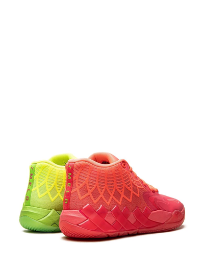 Puma X Rick And Morty Mb.01 Lamelo Ball Sneakers In Rot