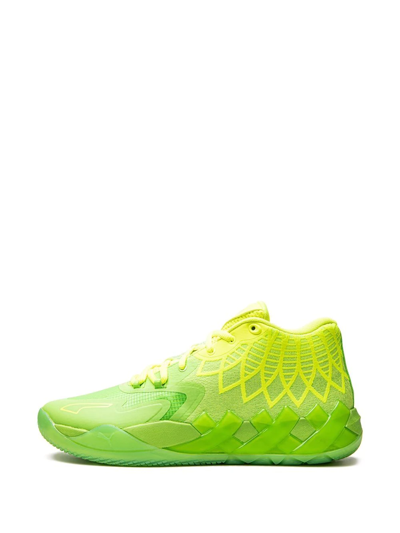Shop Puma X Rick And Morty Mb.01 Lamelo Ball Sneakers In Rot