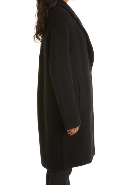 Vince Merino Wool Blend Longline Cardigan In Black | ModeSens