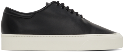 Shop The Row Black Marie H Lace-up Sneakers