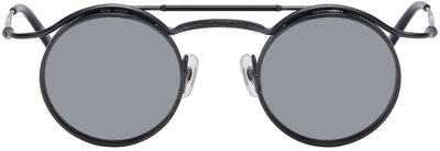 Shop Matsuda Black 2903h Sunglasses In Matte Black