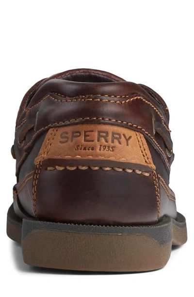 Sperry Men's Mako 2-eye Boat Shoe In Amaretto