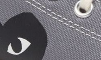 Shop Comme Des Garçons Play X Converse Chuck Taylor® Hidden Heart Low Top Sneaker In Grey