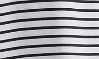 Shop Nom Maternity Maya Maternity/nursing Wrap Dress In Black/ White Stripe