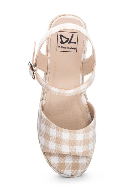 Shop Dirty Laundry Jump Out Platform Sandal In Natural