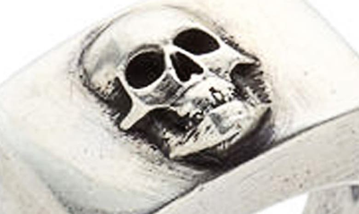 Shop Degs & Sal Skull Ring In Silver
