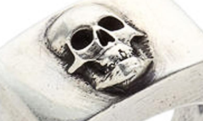 Degs & Sal Men's Skull Ring In Sterling Silver In Silver