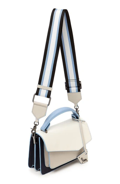 Shop Botkier Cobble Hill Leather Crossbody Bag In Ink Colorblock