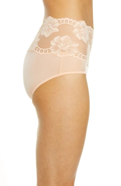 Shop Wacoal Light And Lacy Brief In Peach Parfait