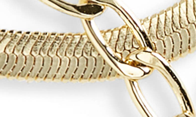 Kendra Scott Kassie Set Of 3 Chain Bracelets In Gold Metal