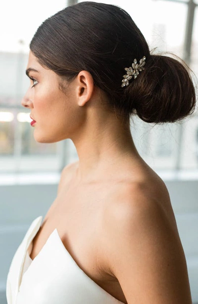 Shop Brides And Hairpins Vasiliki Crystal Hair Comb In Gold