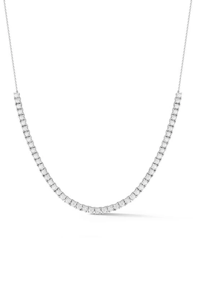 Shop Dana Rebecca Designs Ava Bea Diamond Frontal Tennis Necklace In White Gold
