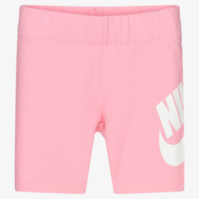 Shop Nike Girls Pink Cycling Shorts