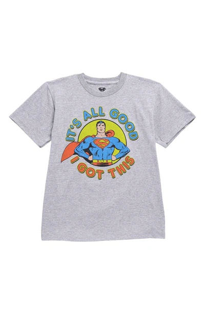 Shop Mighty Fine Dc Comics™ Superman® All Good Graphic T-shirt In Athletic Heather