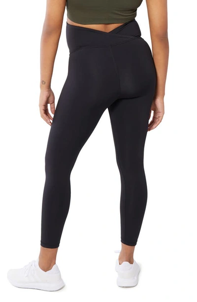 Shop Ingrid And Isabel Performance 7/8 Maternity Leggings In Black