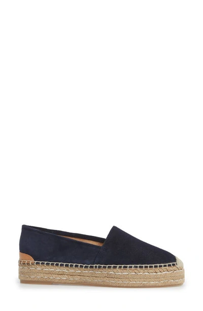 Shop Patricia Green Abigail Espadrille Slip-on In Navy Leather