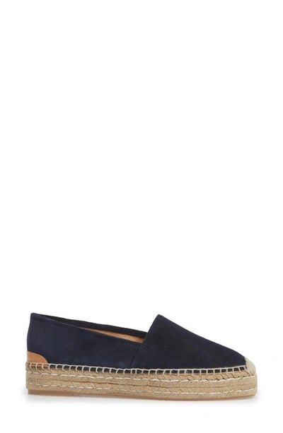 Patricia Green Abigail Espadrille Slip-on In Navy Leather