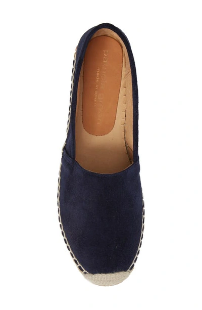 Shop Patricia Green Abigail Espadrille Slip-on In Navy Leather