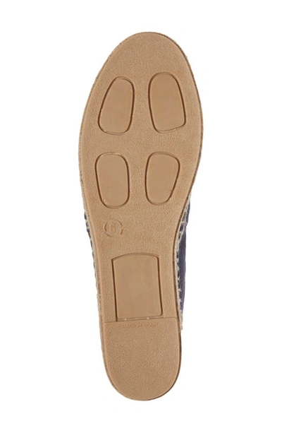 Patricia Green Abigail Espadrille Slip-on In Navy Leather
