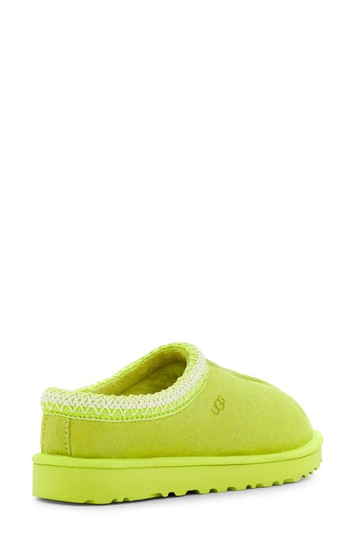 Ugg Tasman Slip On Suede Slippers In Key Lime