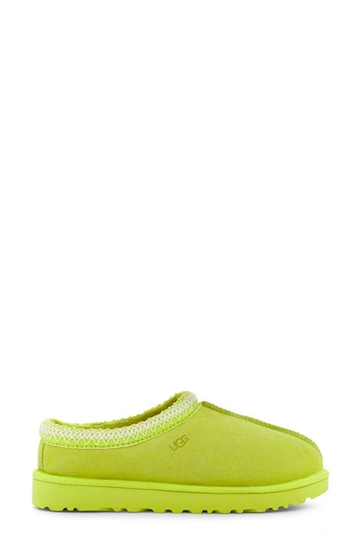 Ugg Tasman Slip On Suede Slippers In Key Lime