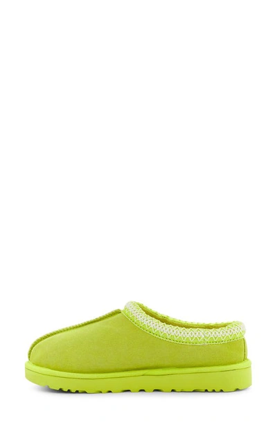 Ugg Tasman Slip On Suede Slippers In Key Lime