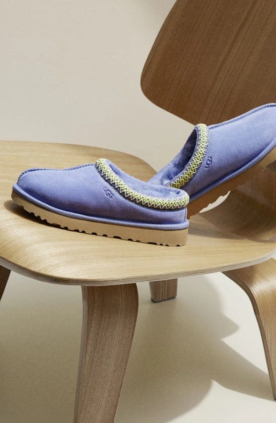 Ugg Tasman Slip On Suede Slippers In Key Lime