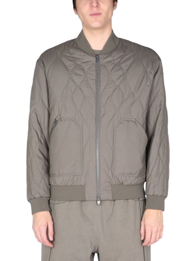 Shop Z Zegna Jacket With Logo Patch In Green
