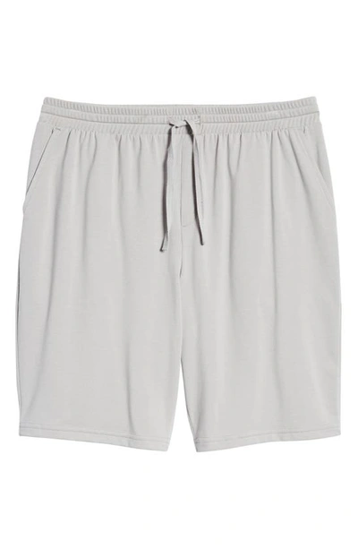 Shop Nordstrom Stretch Knit Lounge Shorts In Grey Alloy