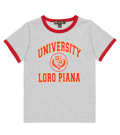 Loro Piana Logo Cotton Jersey T-Shirt