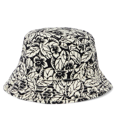 Shop Bonpoint Printed Cotton Bucket Hat In Multicoloured