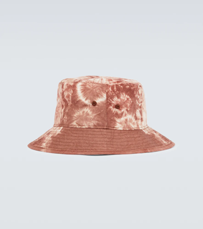 Shop Acne Studios Tie-dye Bucket Hat In Old Pink
