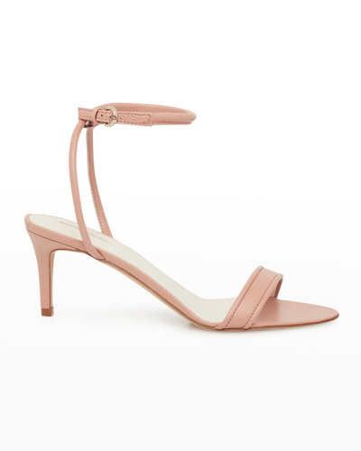 Shop Prota Fiori Lilla Apple Skin Sandals In Blush