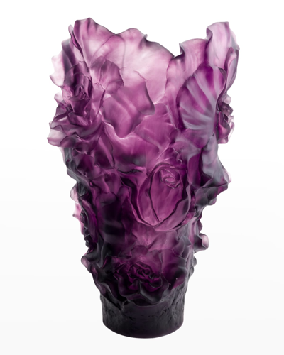 Shop Daum Camelia Magnum Violet Vase