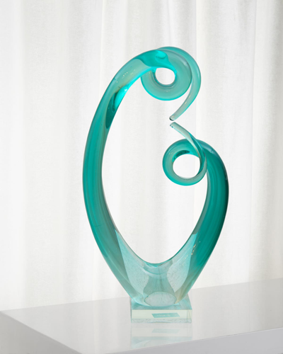 Shop Dale Tiffany Rotani Vines Art Glass Sculpture - 7.5" X 3.25" X 14.25"