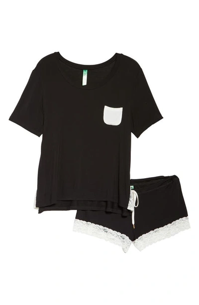 Shop Honeydew Intimates Something Sweet Short Pajamas In Black