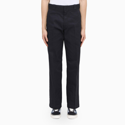 Shop Dickies | 874 Navy Straight-leg Trousers In Blue