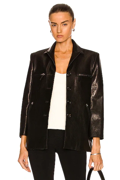 Shop Khaite For Fwrd Russo Jacket In Black