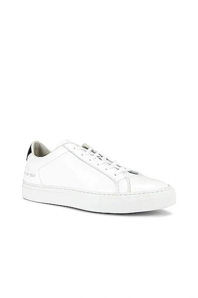 Shop Common Projects Retro Low In White & Black