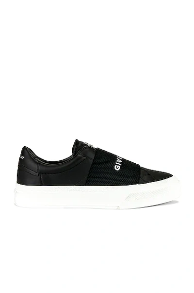 Givenchy Low Top Elastic Sneakers In Black