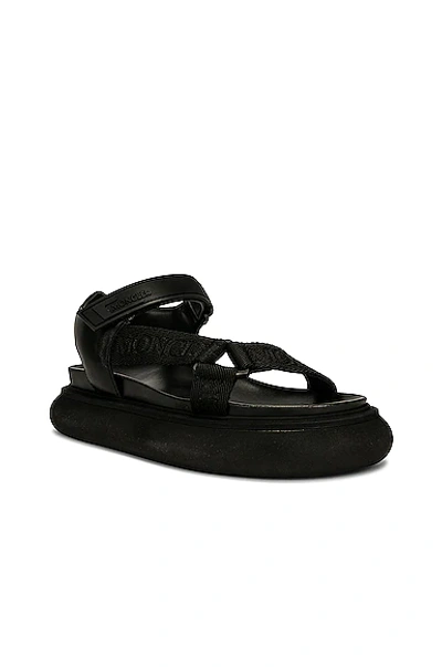 Shop Moncler Catura Sandal In Black