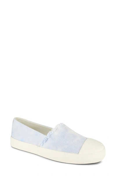 Shop Splendid Aida Slip-on Sneaker In Baby Blue Tie Dye