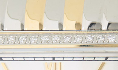 Shop Michele Deco Ii Mid Two-tone 18k Gold Diamond Watch, 26mm