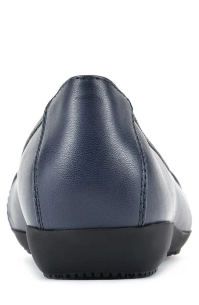 Cliffs By White Mountain White Mountain Charmed Flat In Navy/ Smooth